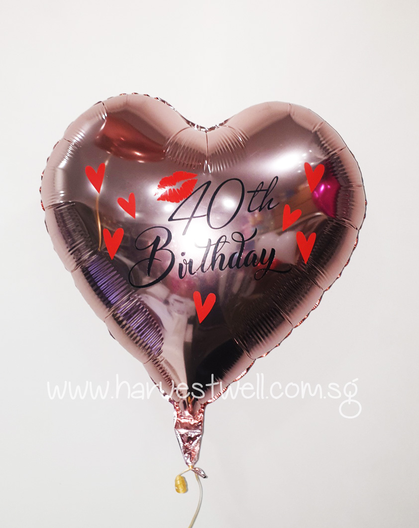 Customised Print on Helium Foil Balloon